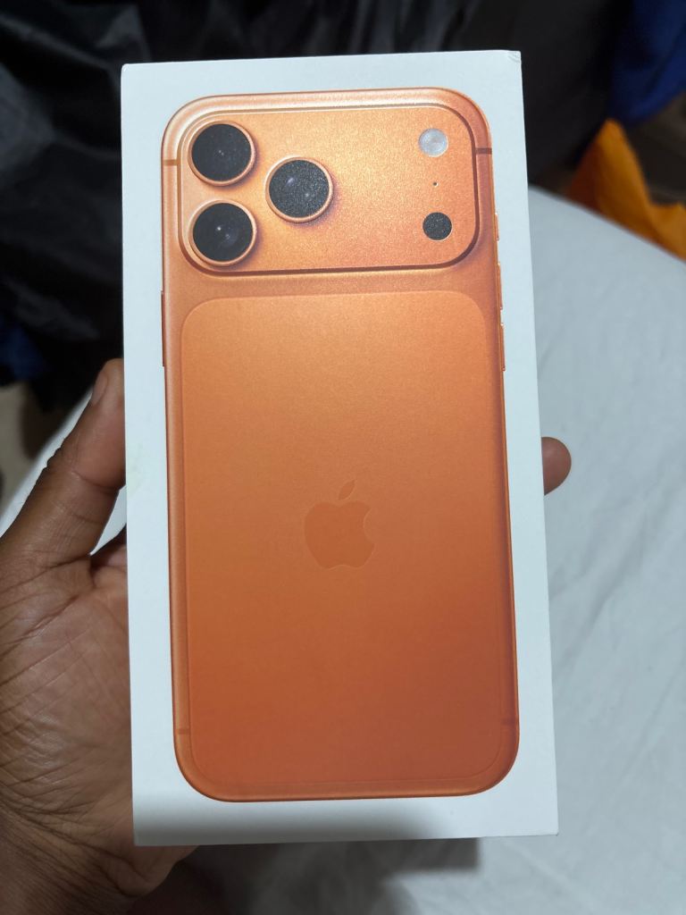 Brand New iPhone 17 Pro Max 512GB Cosmic Orange Boxed