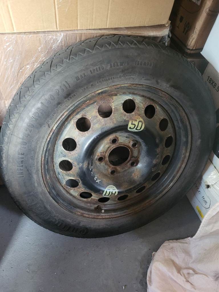 17 INCH BMW SPACE SAVER SPARE WHEEL 5X120 3 4 5 6 X1 X3 X5 SERIES F30 F10 F11 F25 E83 E84 E53