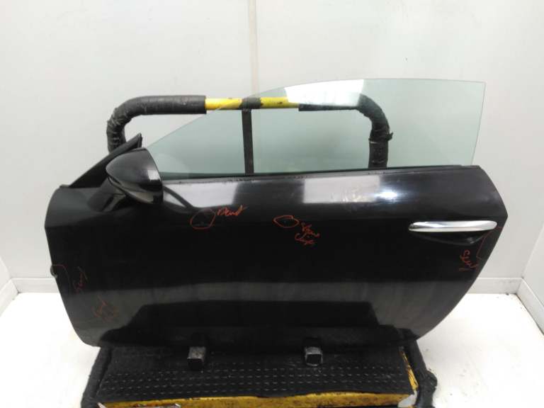 Alfa Romeo Brera Left Front Door N/S 2006-2010 Black 2 Door Coupe 50513988