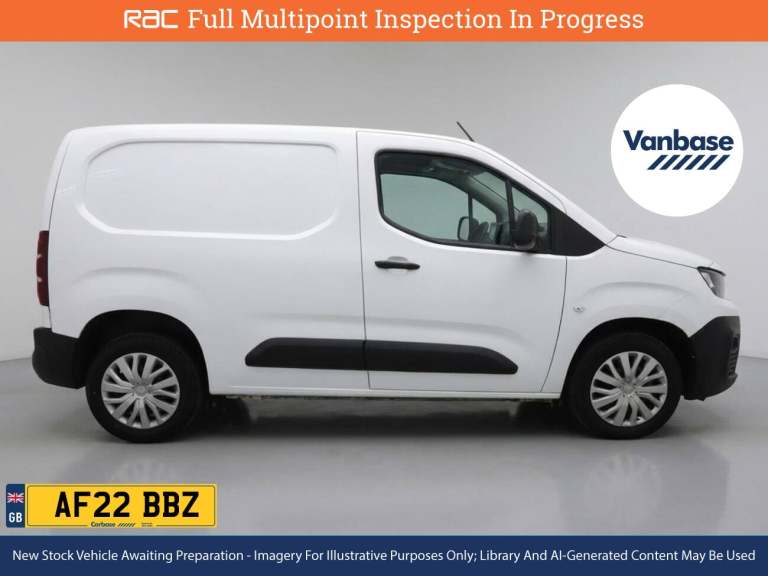 2022 Peugeot Partner 1.5 BlueHDi 1000 Professional Premium Standard Panel Van 5dr Diesel Manual  ...