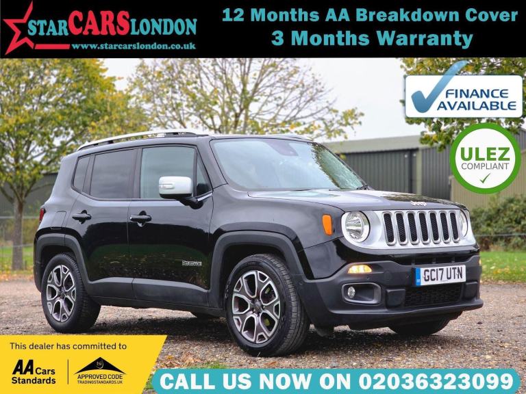 2017 Jeep Renegade 1.4 Multiair Limited 5dr DDCT ESTATE PETROL Automatic