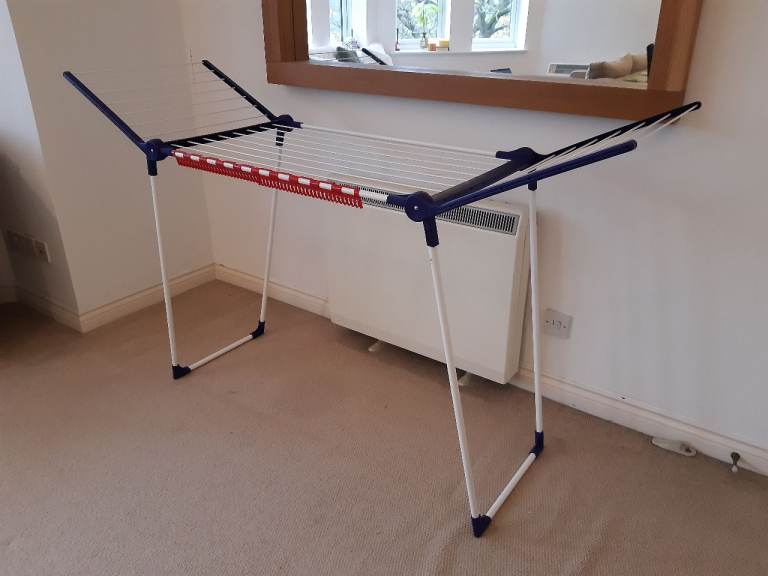 FREE: clothes rack, shoe rack, kids chair, 4 glasses, curtain