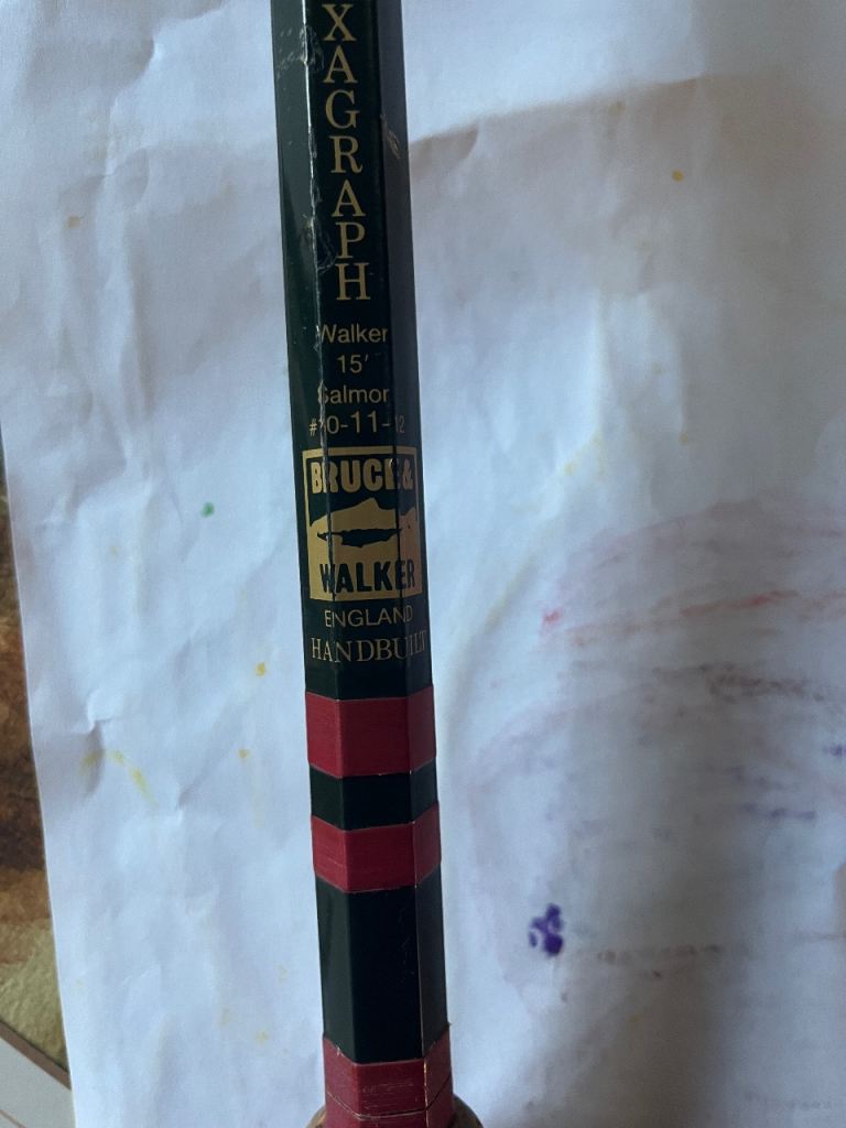 Fishing Rod Bruce & Walker Hexagraph 15’ in good condition 