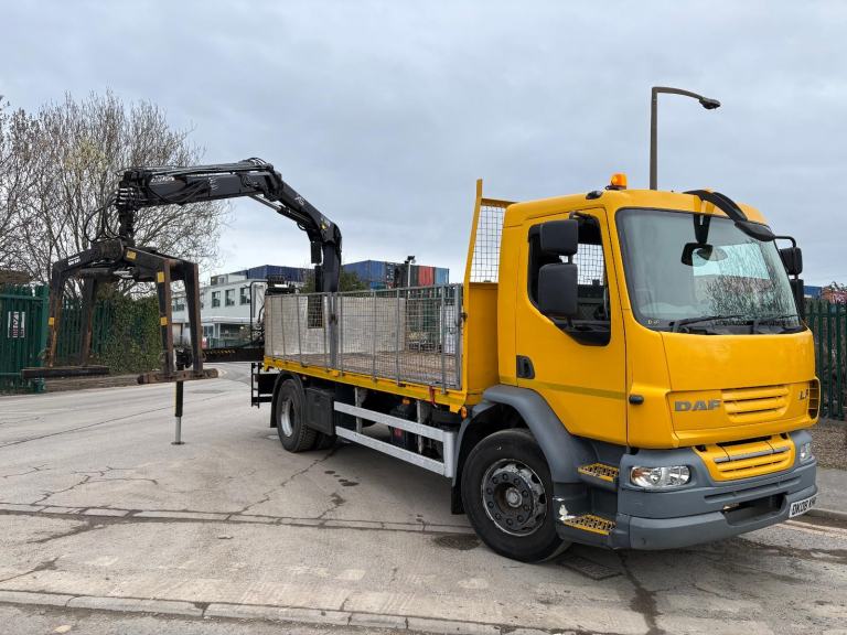 2008 DAF LF55.220 18ton Hiab/brick grab truck/lorry 