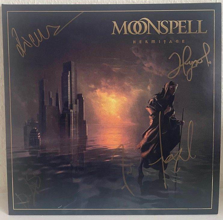 Moonspell – Hermitage 2x Vinyl, Limited Edition, Gold Black Smoke, Signed