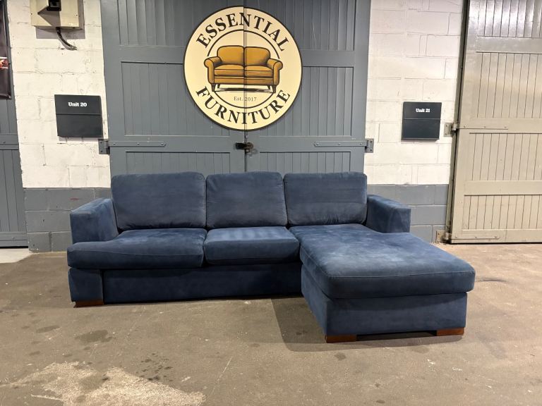 High quality Navy blue L shape sofa, FREE DELIVERY 
