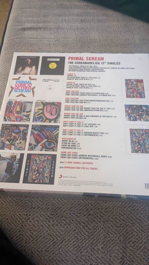 Primal Scream 12im box set £70
