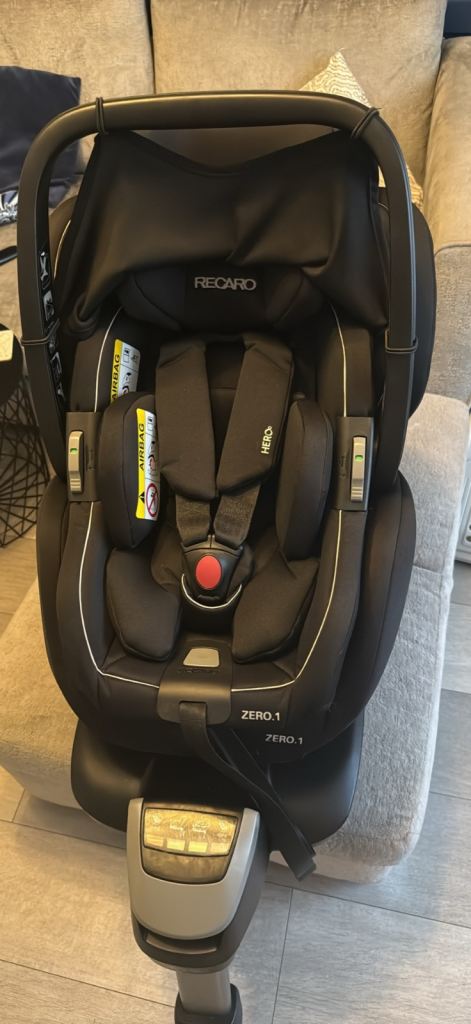 RECARO Zero 1 Car Seat – Black, great Condition