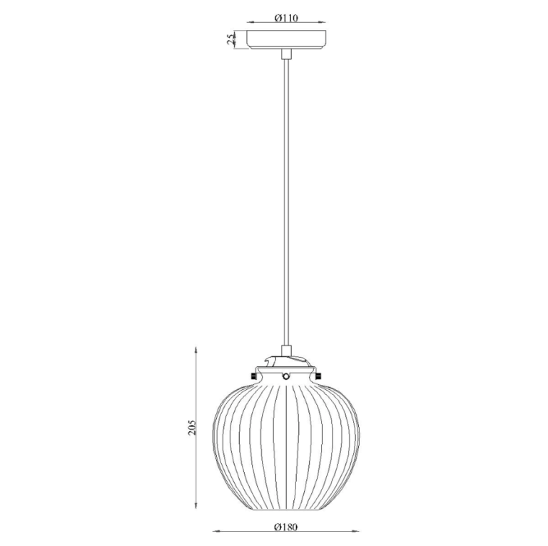 Glass ceiling light, brass, from John Lewis