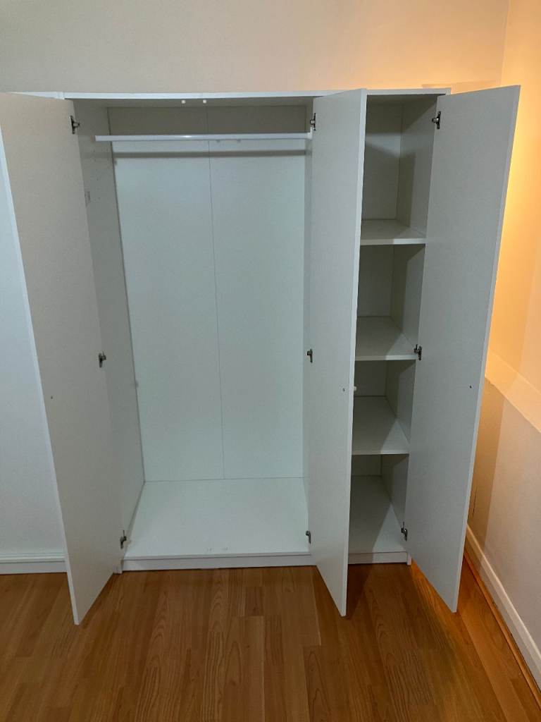 image for White wardrobe with 3 doors