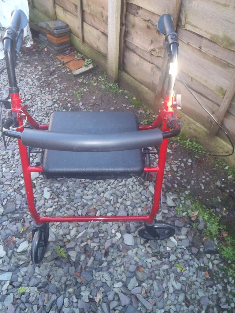 Drive Devilbiss Aluminium Four Wheel Rollator Walking Frame