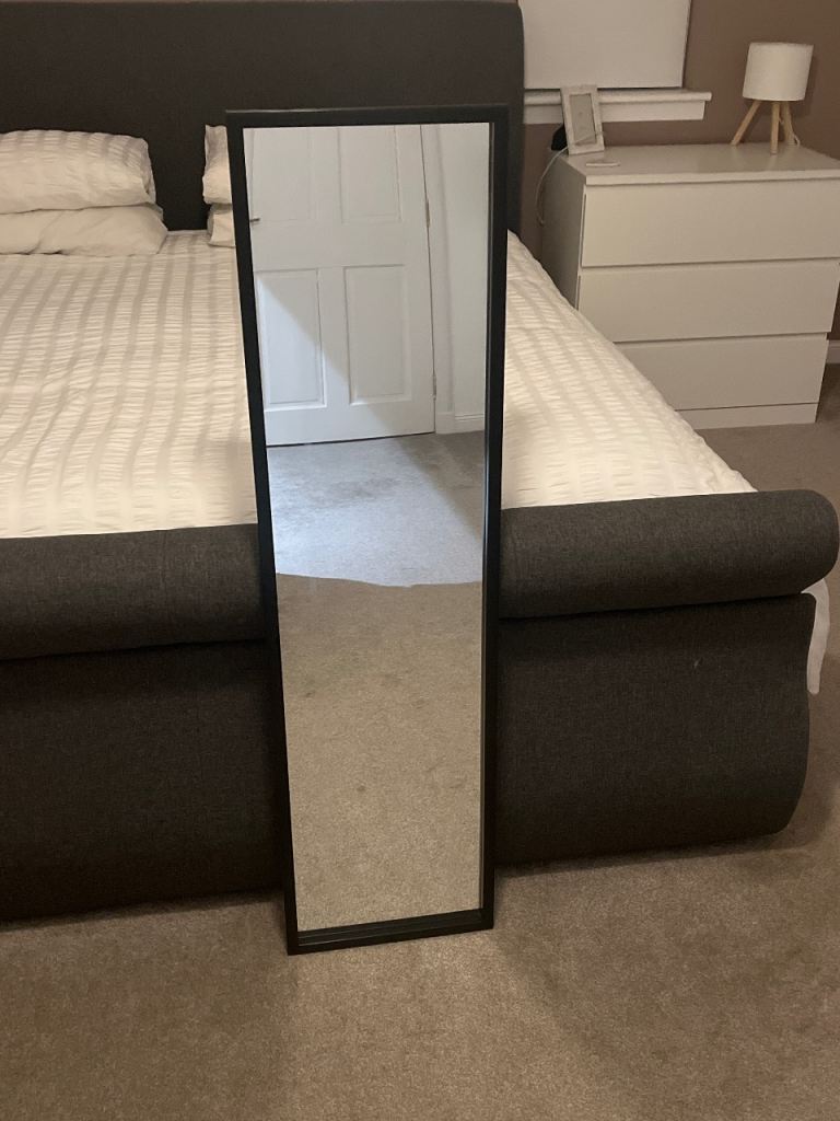 Black tall mirror