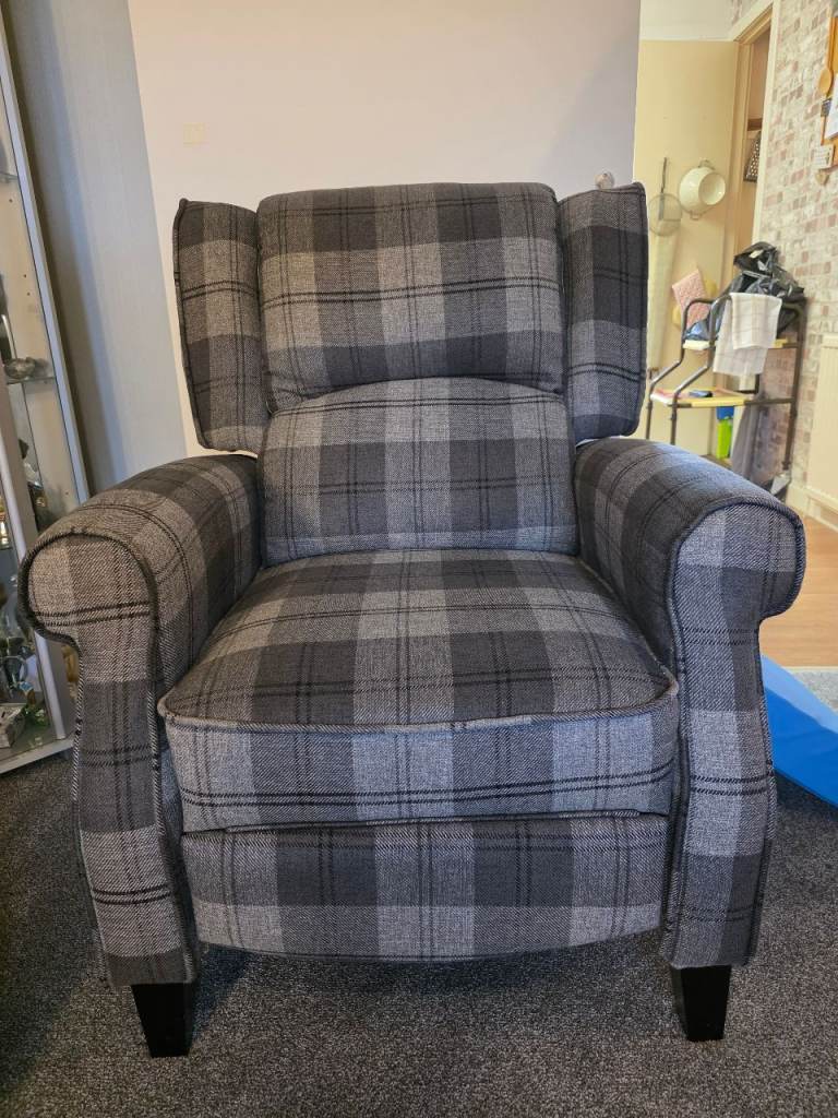 Grey armchair