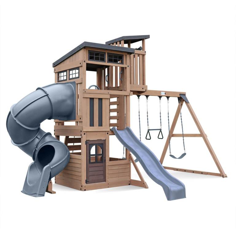 The Skyline Lookout Wooden Climbing Frame