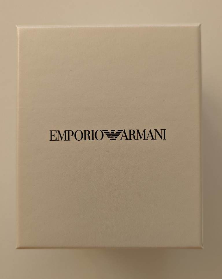 Emporio Armani AR2488 Watch Black Stainless Steel. Box, papers and receipt