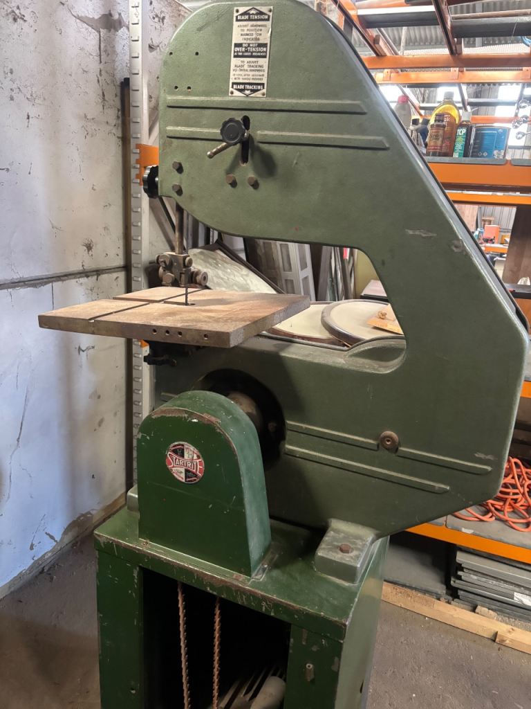 Startrite Vintage Vertical Bandsaw - Converted to Single Phase 240V - Working - Collection Only
