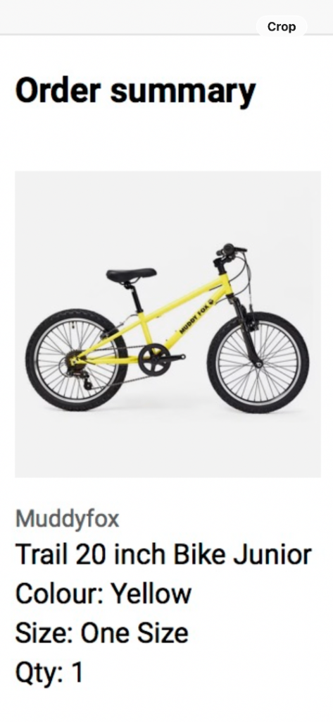 Muddyfox Trail 20inch Yellow Pedal Bike - 6 gears -brand new
