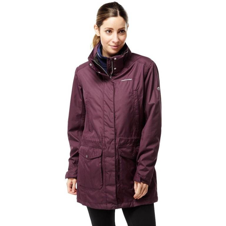 Craghoppers Madigan III long waterproof windproof breathable jacket 8 BNWT -70%