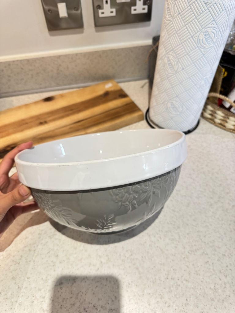 Catherine Lansfield Grey Ceramic Mixing Bowl – As Good As New