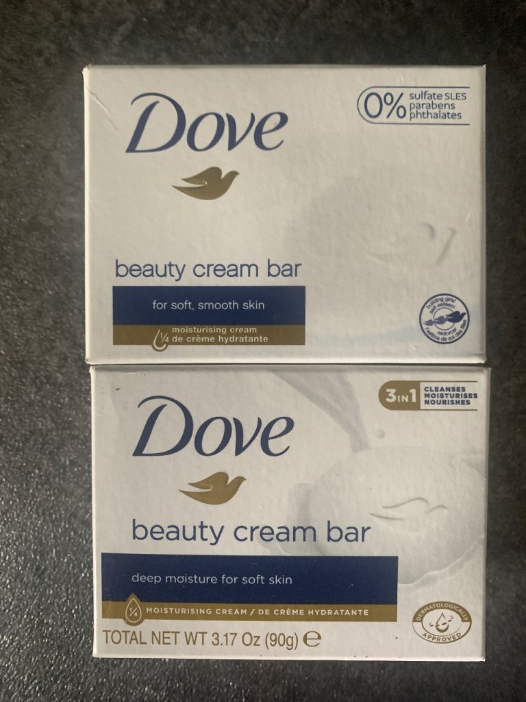 2 x Dove Beauty Cream Bar