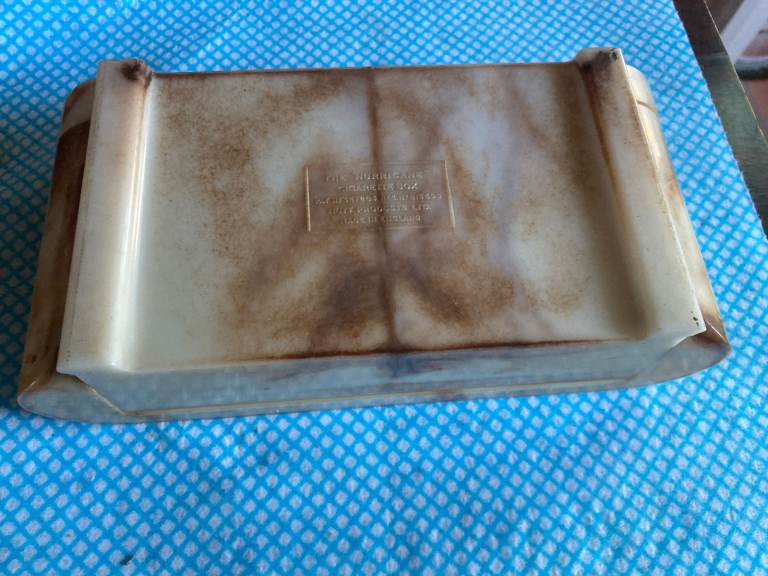 THE HURRICANE CIGARETTE BOX Nutt Products Ltd 1950s Bakelite Reasonable offers accepted
