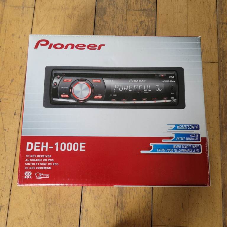 Pioneer DEH-1000E Car Stereo Headunit Vintage New