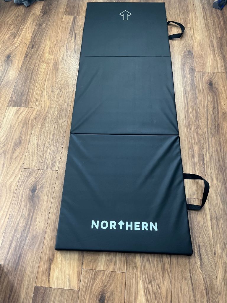 Northern Tri-Fold Yoga Mat – Black, Brand New