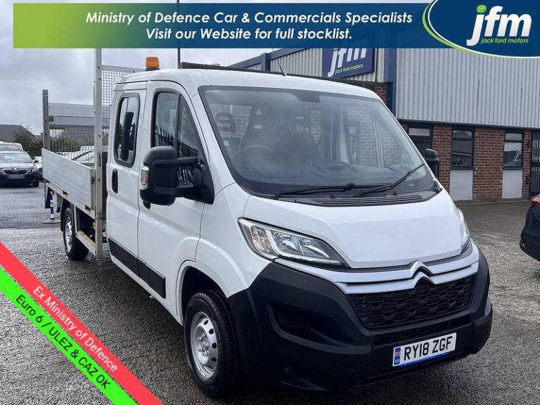 2026 Citroen Relay 2.0 BlueHDi 35 Heavy L3 Dropside [Tail Lift] 7-seat Crewcab Euro 6 Diesel M Ch...