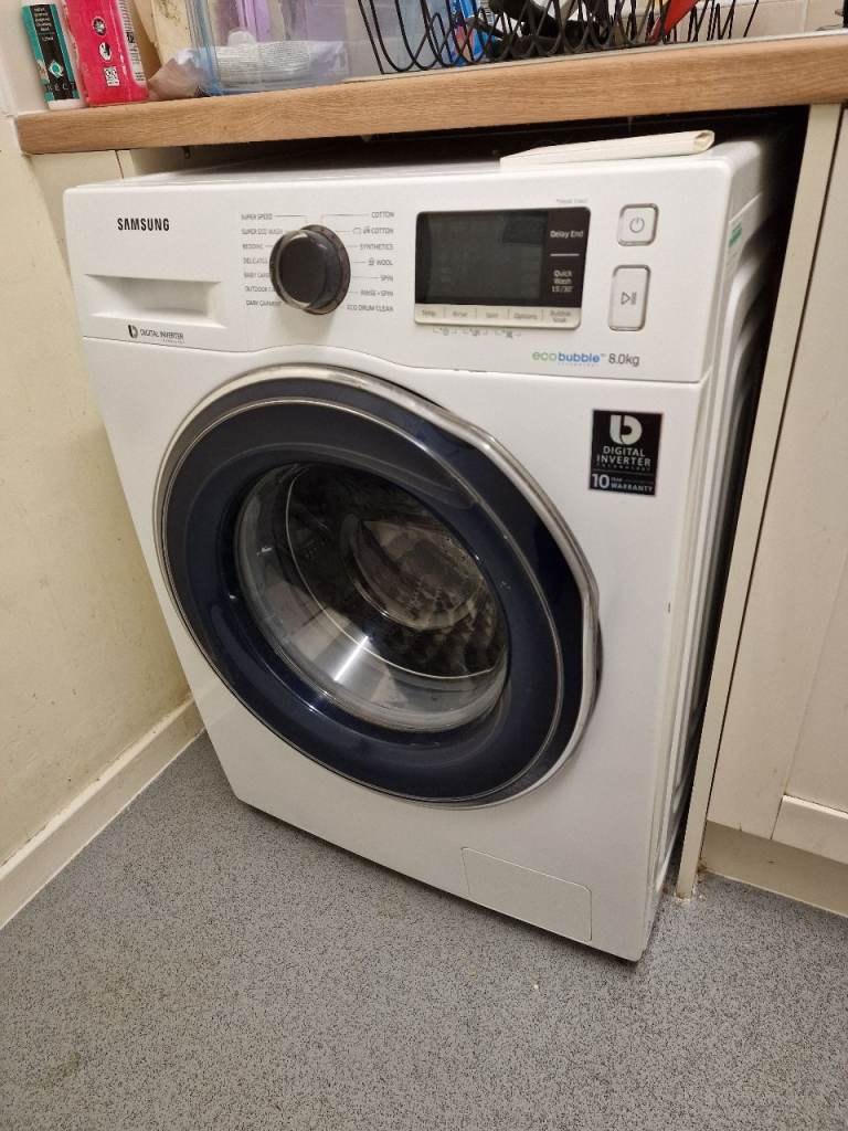 Samsung Eco Bubble 8.kg washing machine.
