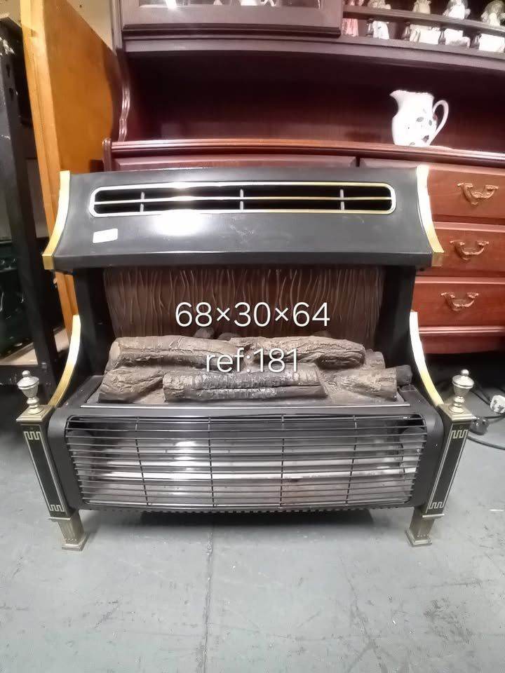 Vintage electric fire, Ref:181