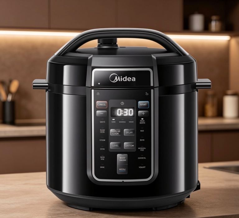 Midea Black Multi-Cooker / Pressure Cooker – New