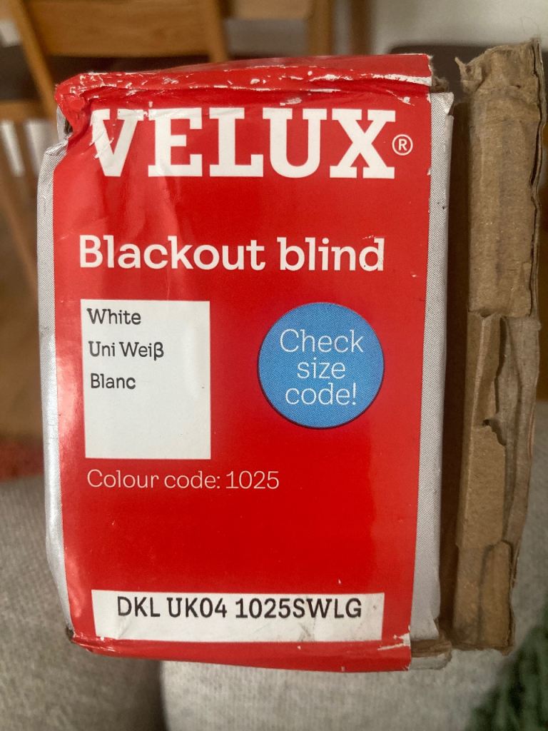 Velux blackout blinds 