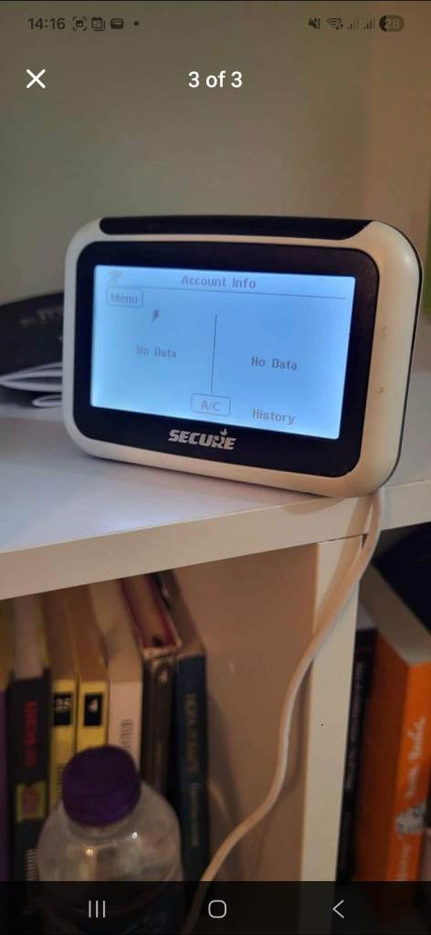 Secure Pipit 500 In- Home Energy Display Unit