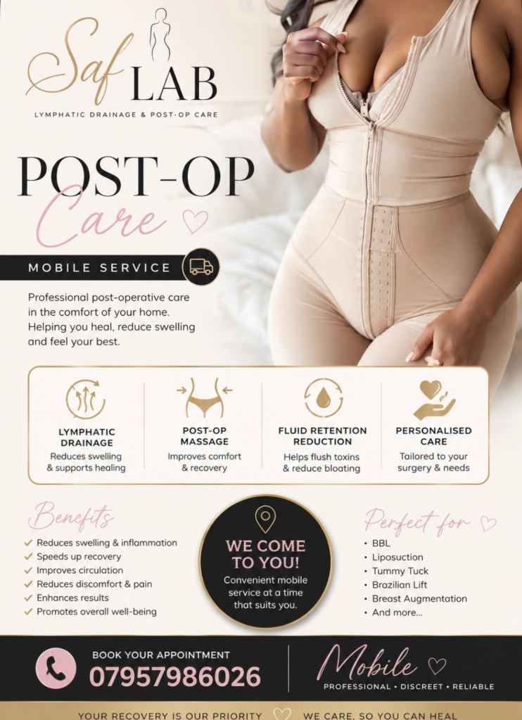 Saf LAB Post-Op Care Mobile Service