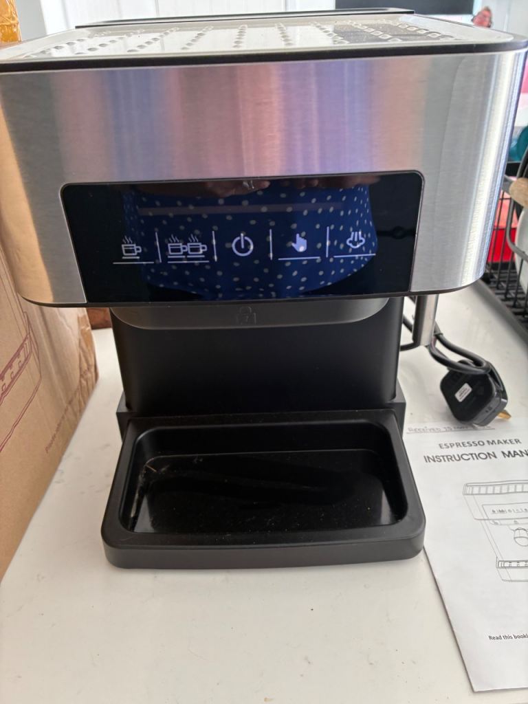 New Espresso Coffee Machine 20 Bar – Unused