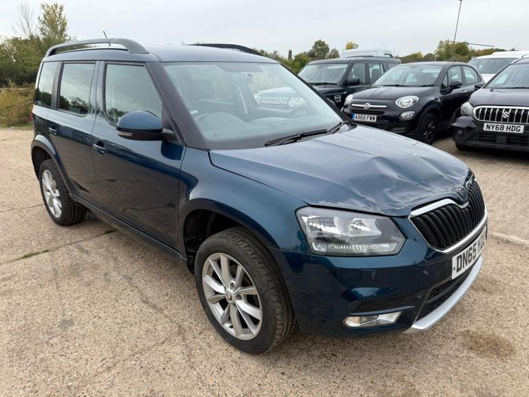2015 Skoda Yeti 1.2 TSI 110 DSG AUTO Accident Damaged Salvage HATCHBACK Petrol Automatic
