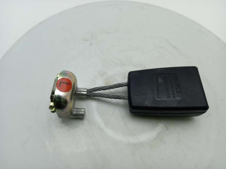Bentley Continental Gt Seat Belt Stalk Rear Left 2003-2012 3w0857739a