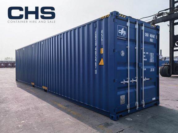 New / One-Trip 40ft High Cube Containers Scotland - Blue & Green - £3750 + VAT