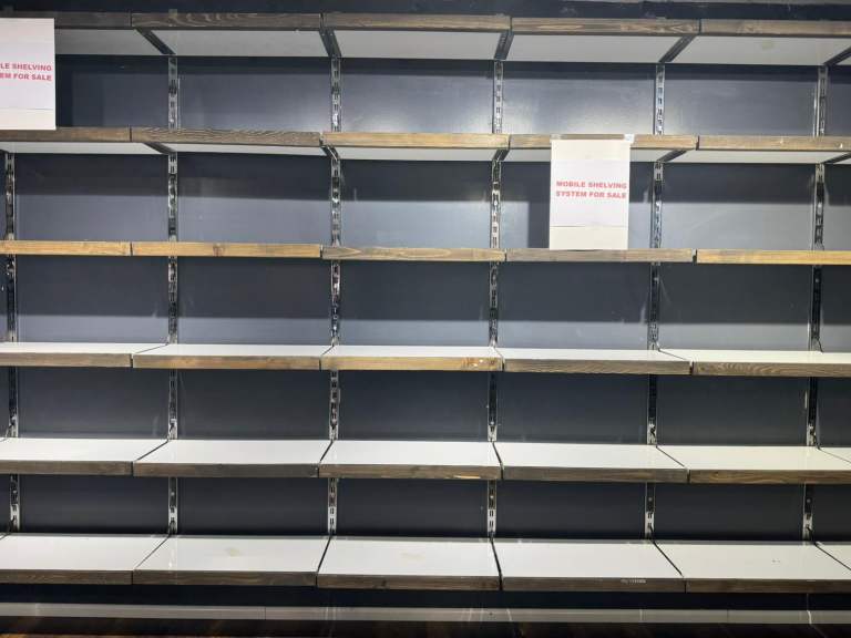 Modular Twin-Slot Wall Shelving System (30x60cm) - Shop Fitting Racks 