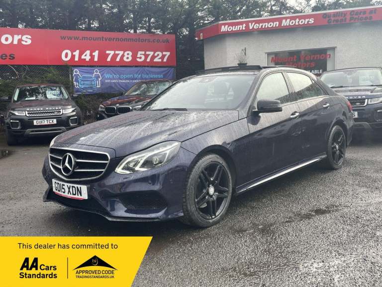 2015 Mercedes-Benz E Class E220 BlueTEC AMG Night Ed Prem Plus 4dr 7G-Tronic SALOON DIESEL Automatic
