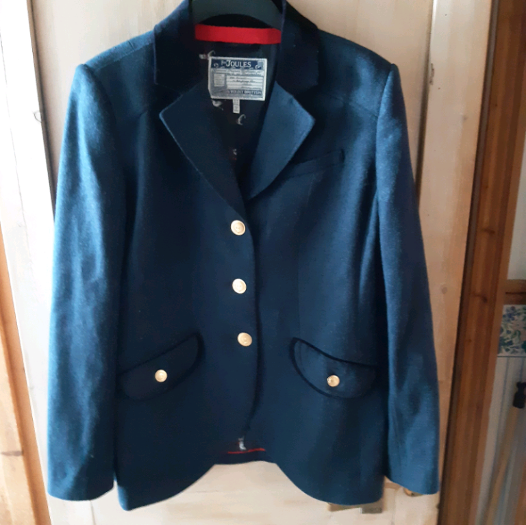 *FURTHER REDUCTION* JOULES Navy Blue Fitted Jacket, Size 18. Unworn 