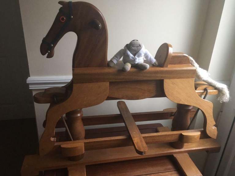 Mahogany Rocking Horse 