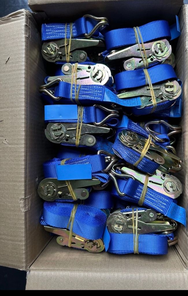 Ratchet tie down straps 5000kg 10pack