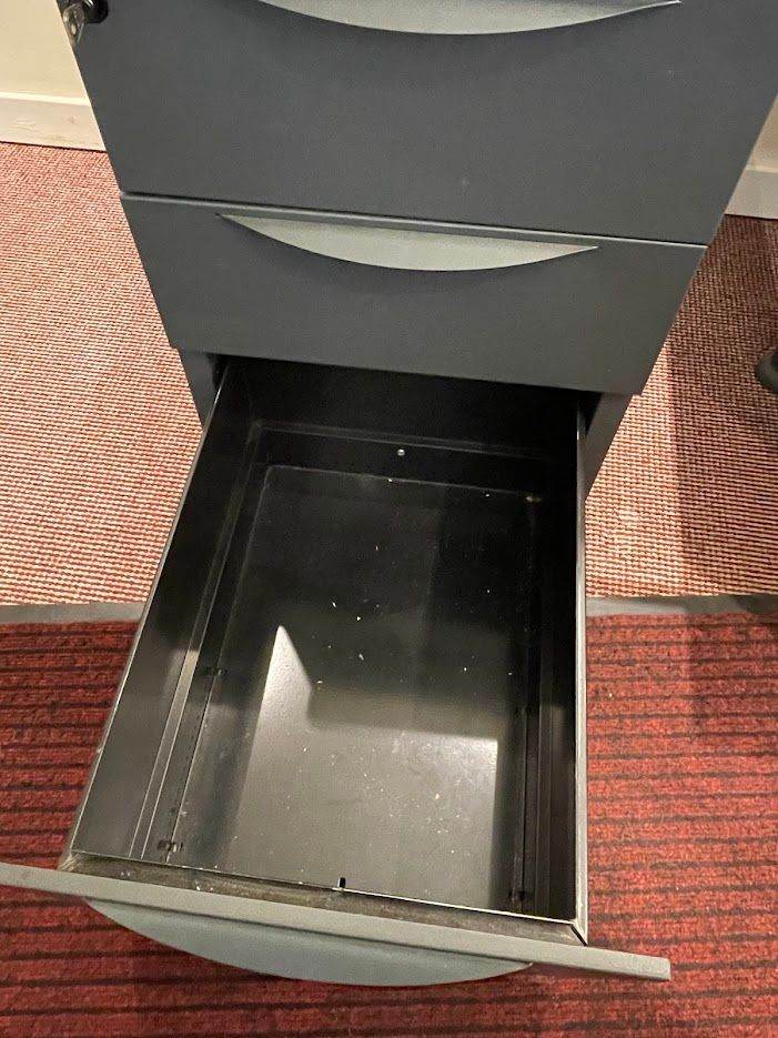 Metal Filing Cabinet with pine top in South Bristol
