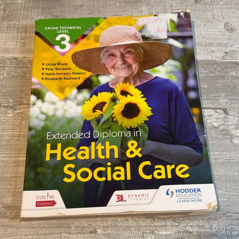 Cache Technical Level 3 Health & Social Care Book, Health & Social Care Book