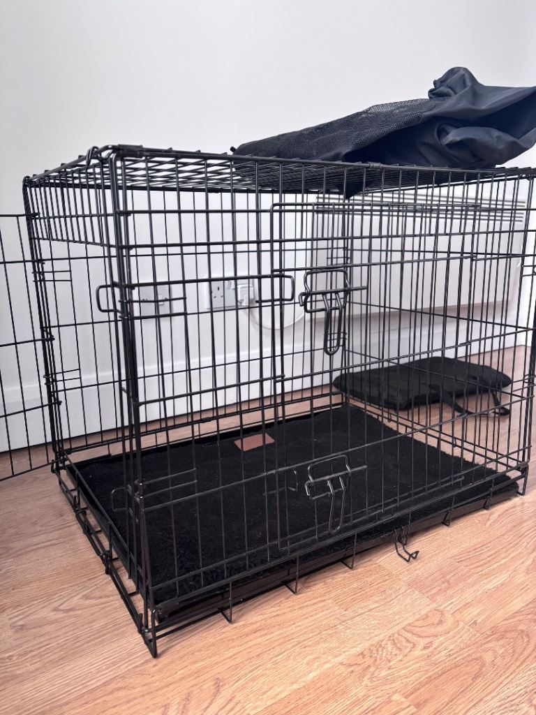 Dog Crate with Cushion & Cover