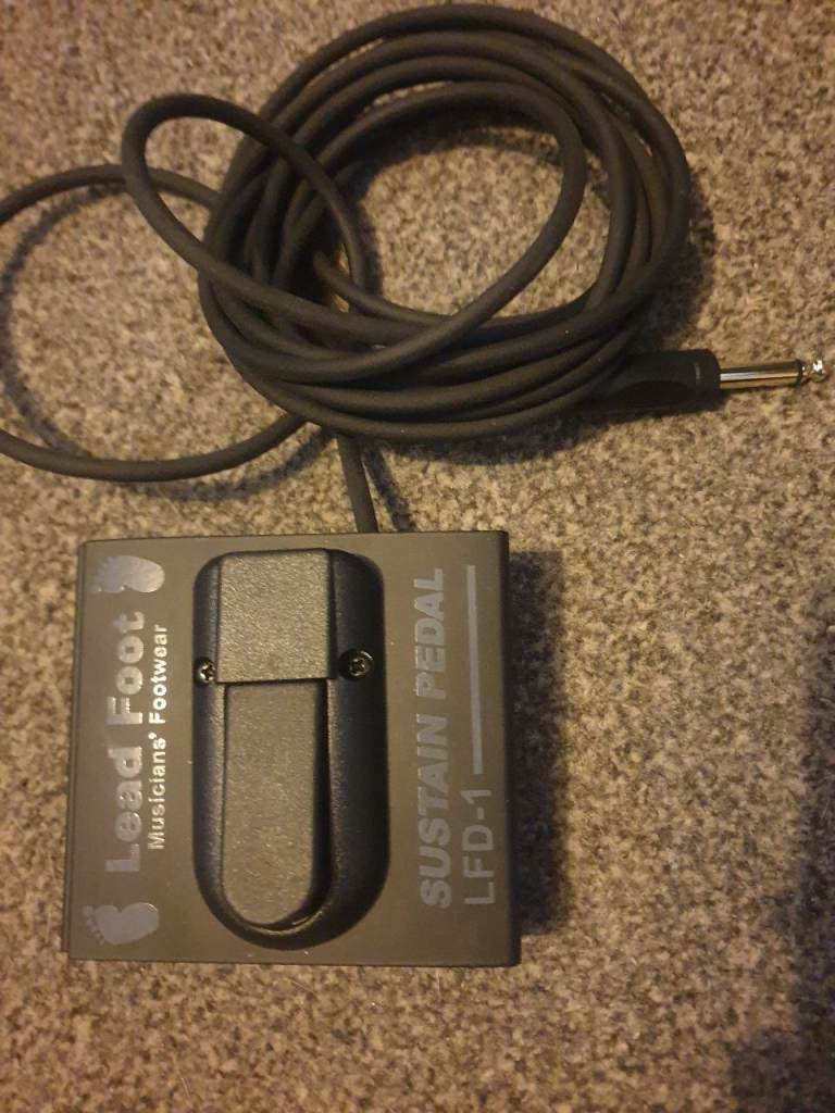 Footswitch or sustain pedal for guitar or keyboard 