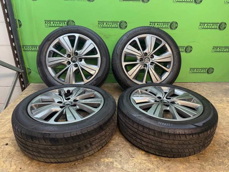 REFURBISHED CITREON BERLINGO 17” 5x108 ALLOY WHEELS + TYRES PEUGEOT PARTNER