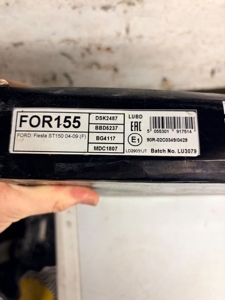 Fiesta st150 disc brakes