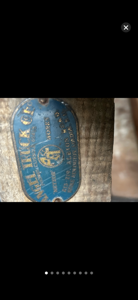 Old Wooden Sack Truck / Trolley – Needs Some TLC
